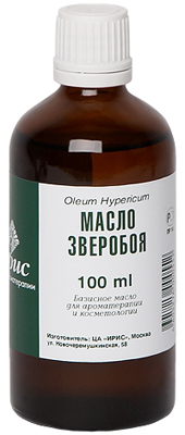 IRIS Масло Зверобоя холодного отжима 100 мл