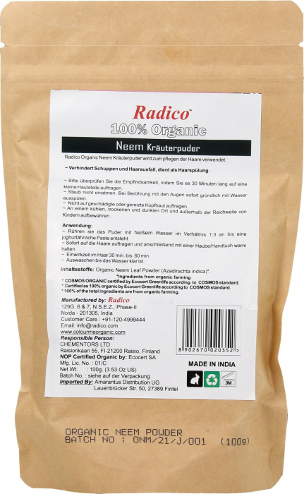 Radico Органический порошок Neem 100 г