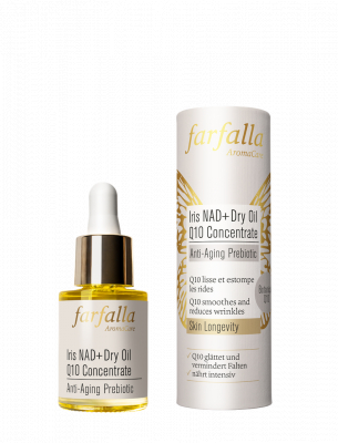 Farfalla Iris NAD+ Антивозрастное сухое масло-концентрат с Q10 и пребиотиками 15 мл