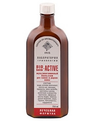 IRIS Бальзам мультивитаминный BIO-ACTIVE BALM для тонких и редких волос 250 мл 