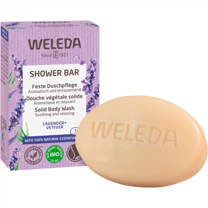 WELEDA Мыло для душа Лаванда+Ветивер 75 г