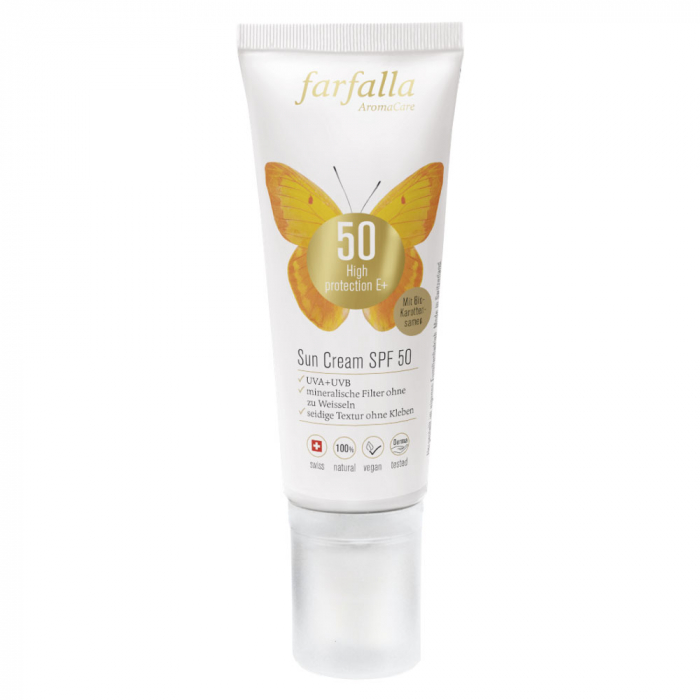 Farfalla Солнцезащитный крем Высокая защита E+ SPF 50 80 мл