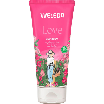 WELEDA Крем для душа Love с розой 200 мл