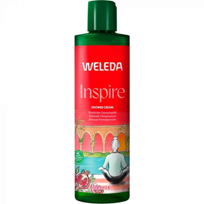 WELEDA Крем для душа Inspire с гранатом 400 мл