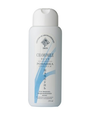IRIS Шампунь CHAMOMILE BLUE ромашка голубая для тонких, поврежденных волос 250 мл