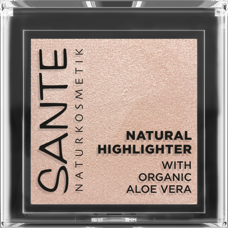 SANTE Хайлайтер для лица 02 Glowy Rose 7 г